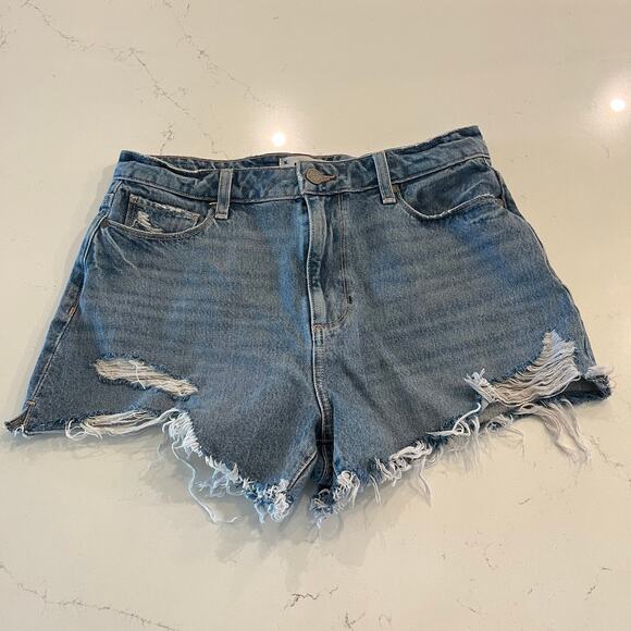 Paige Margot Short Jean Shorts in Kat Destructed‎ Size 28 - Picture 1 of 7